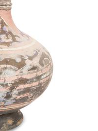 A Chinese Painted Pottery "Garlic-Bulb" Necked Vase