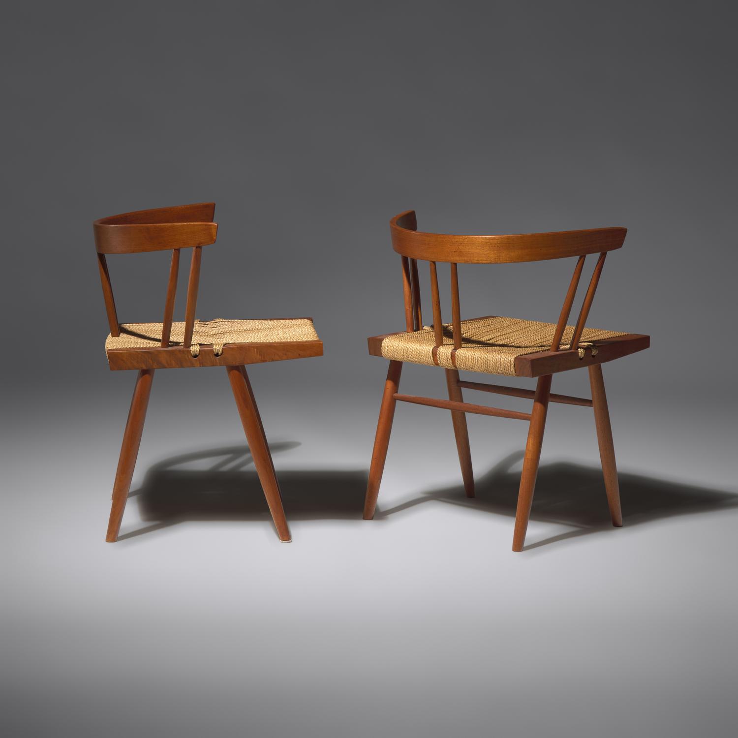 Grass Seat dining chairs, set of 8, 1964/1969