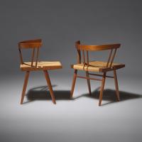 Grass Seat dining chairs, set of 8, 1964/1969
