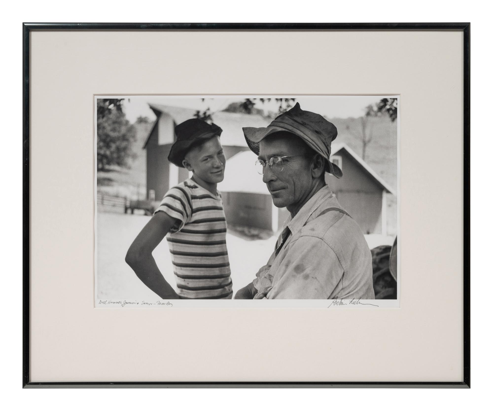 A group of five photographs from the Farm Families Project