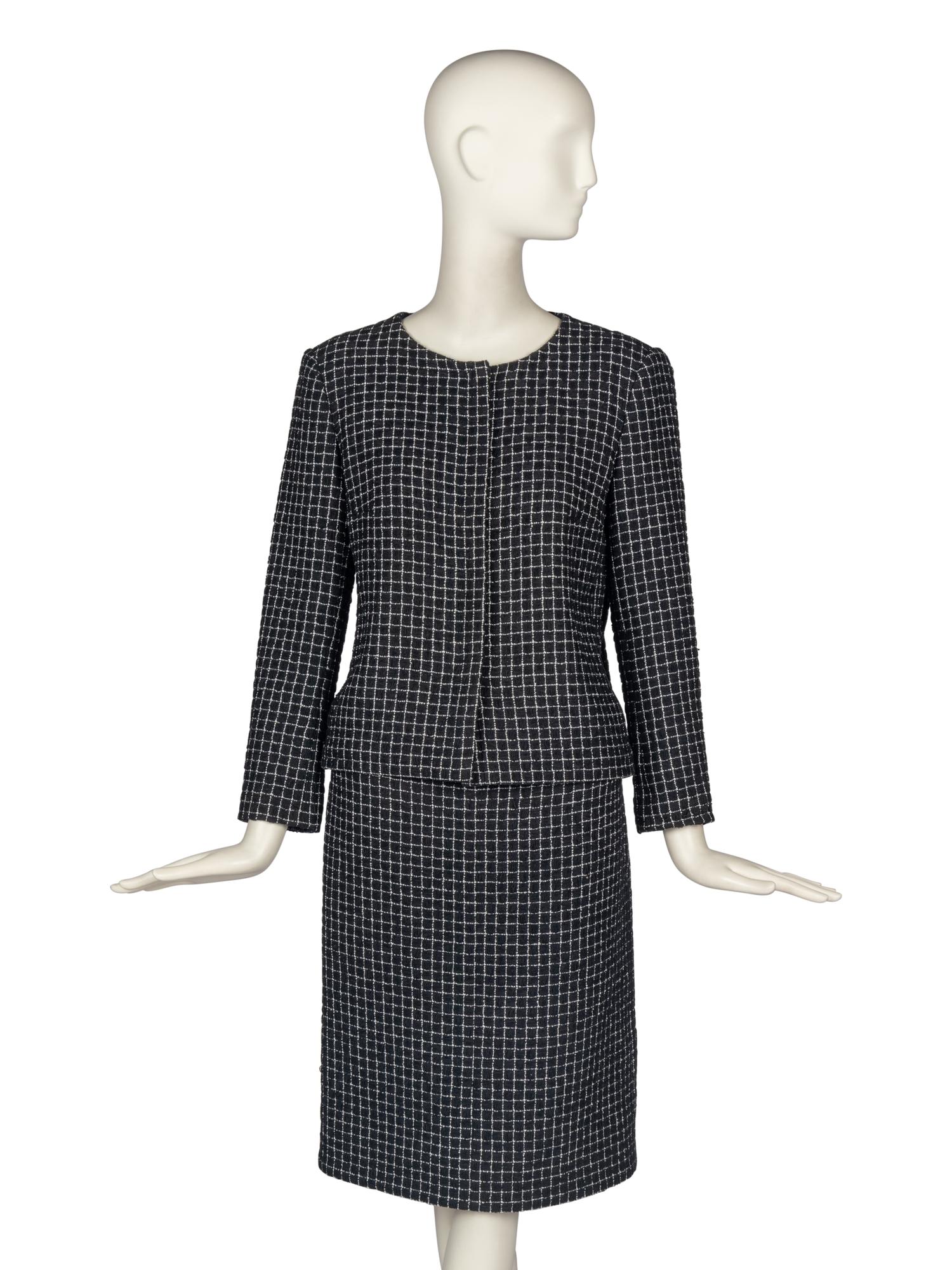 Chanel Black Skirt Suit