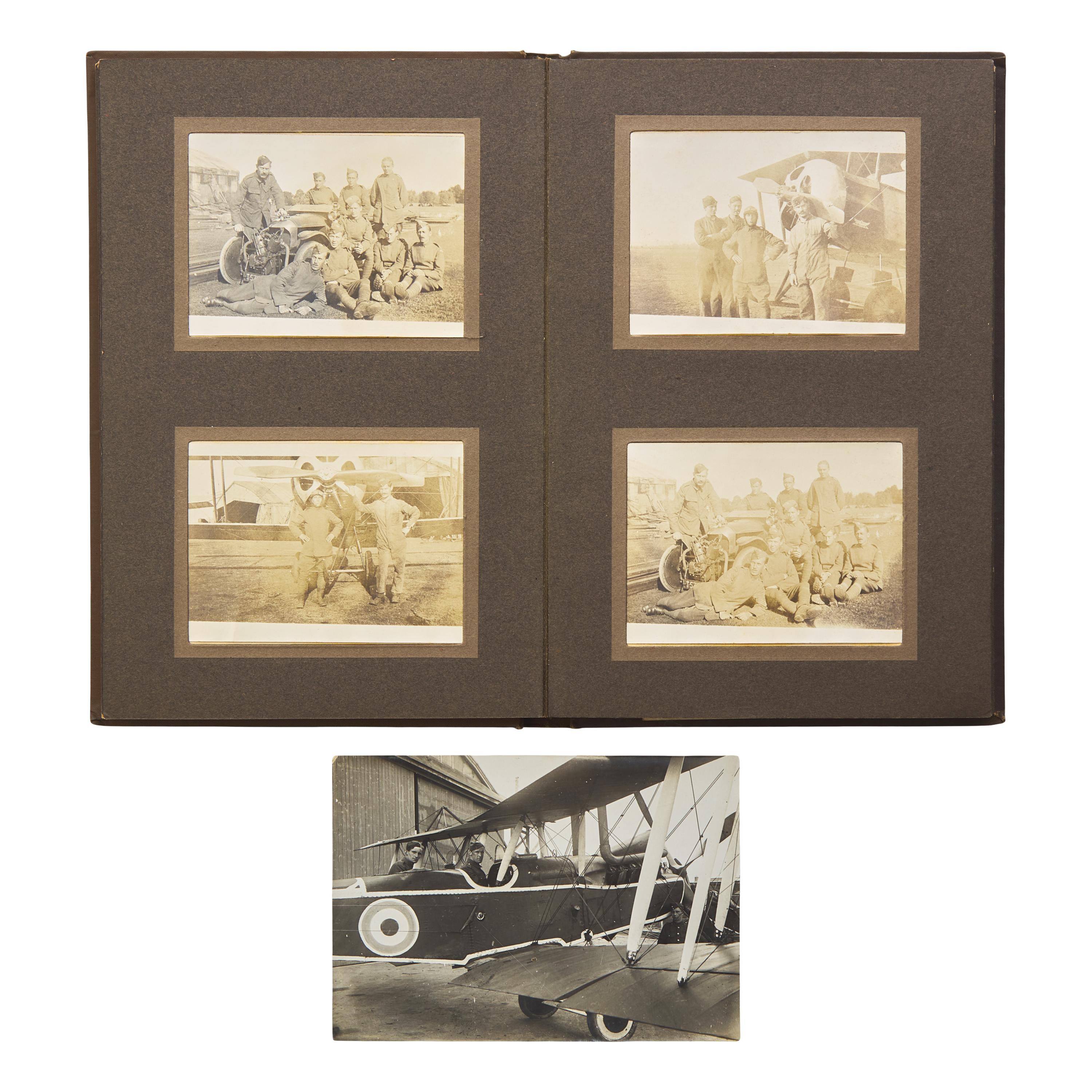 [World War I-Aviation] Photographs of American, French, and British aviators and aircraft