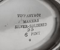 An American Silver-Plate Tureen, Tiffany & Co., New York, NY, Early 20th Century, the lid and body with bands of repousse floral and fo