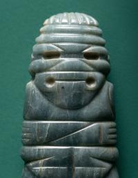 A Costa Rican Jade Axe God Pendant