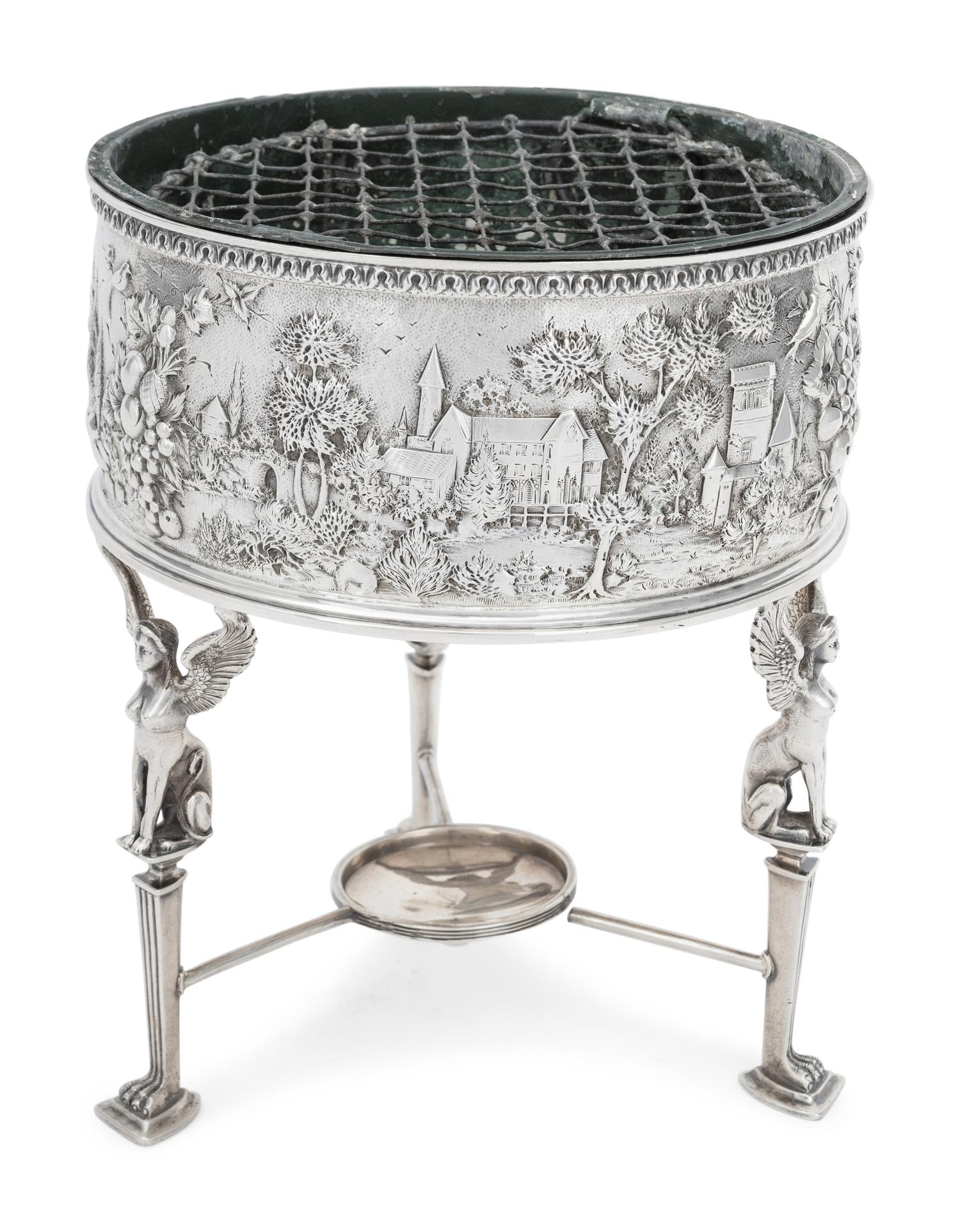 Three American Silver Centerpiece Jardinieres