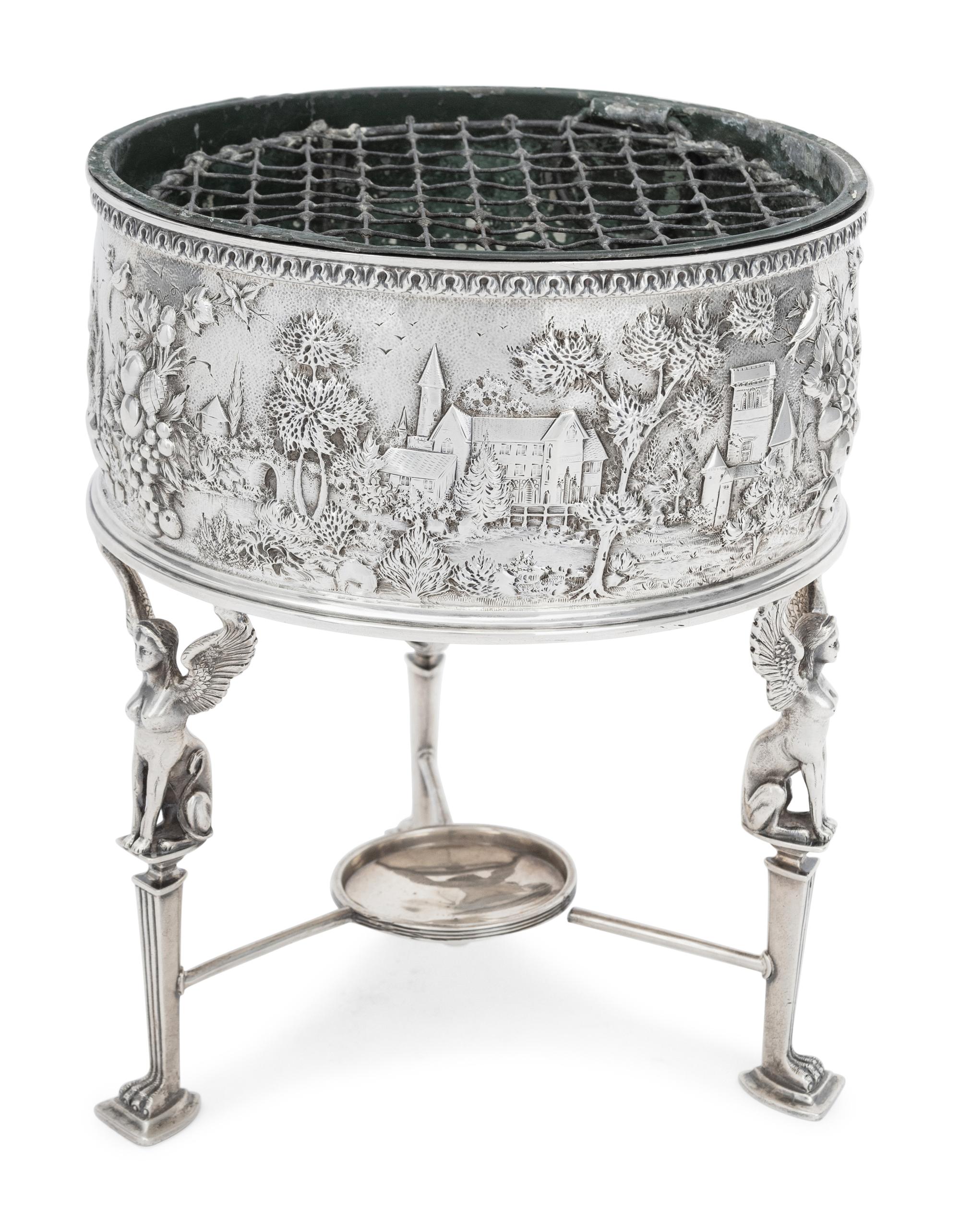 Three American Silver Centerpiece Jardinieres