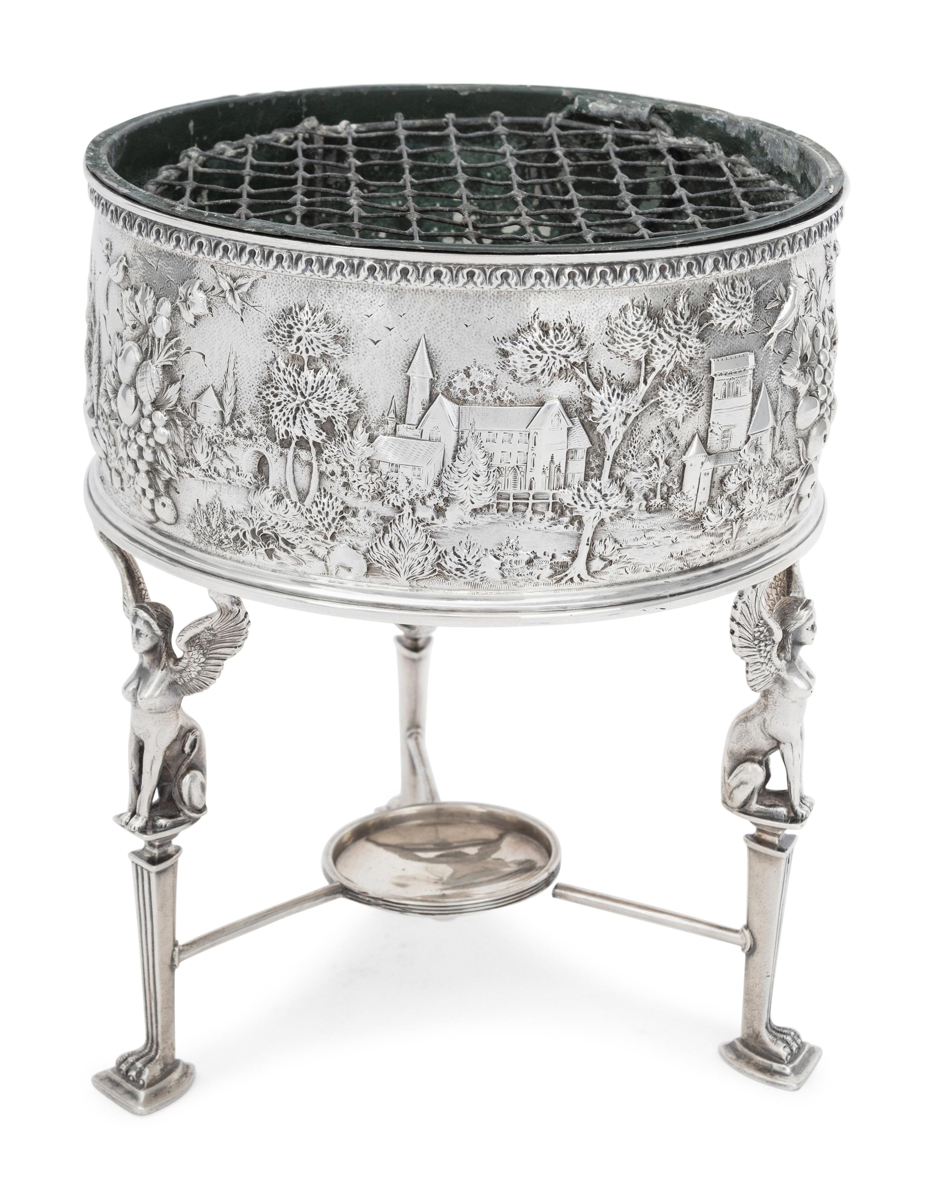 Three American Silver Centerpiece Jardinieres