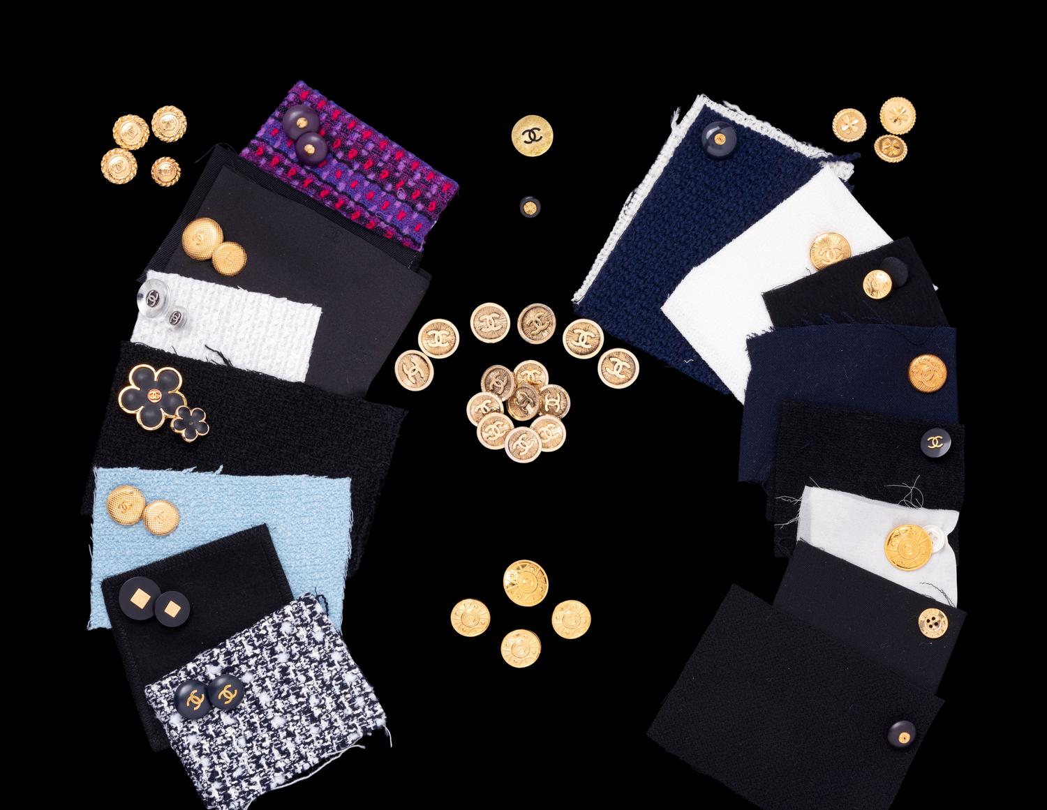 A Collection of 86 Chanel Buttons