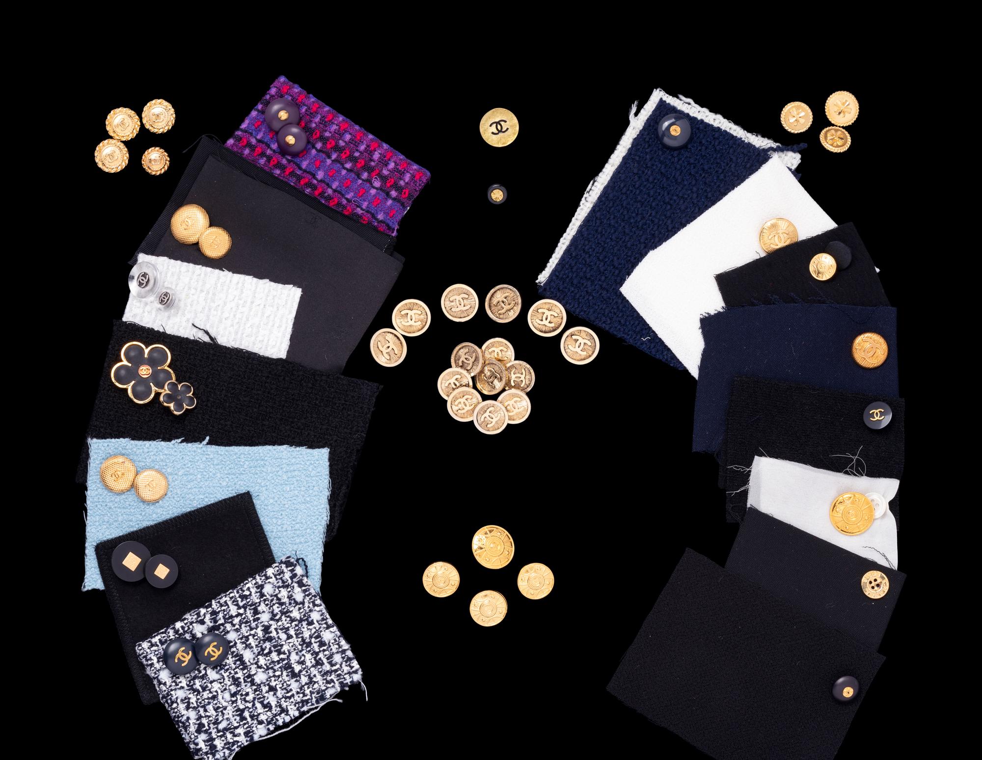 A Collection of 86 Chanel Buttons