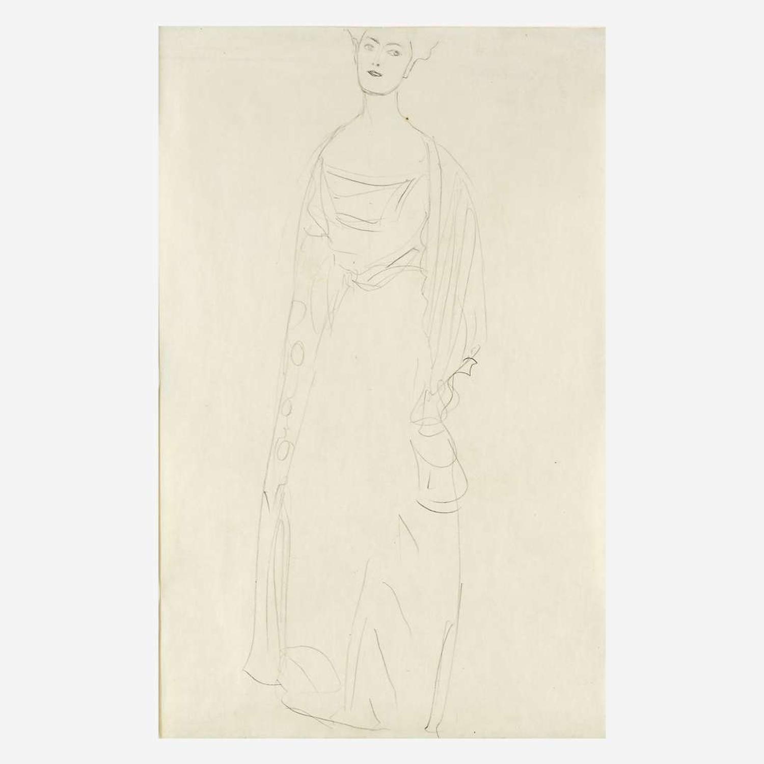 Gustav Klimt (Austrian, 1862–1918) Dame Wittgenstein (Study for Bildnis Margaret Stonborough-Wittgenstein)