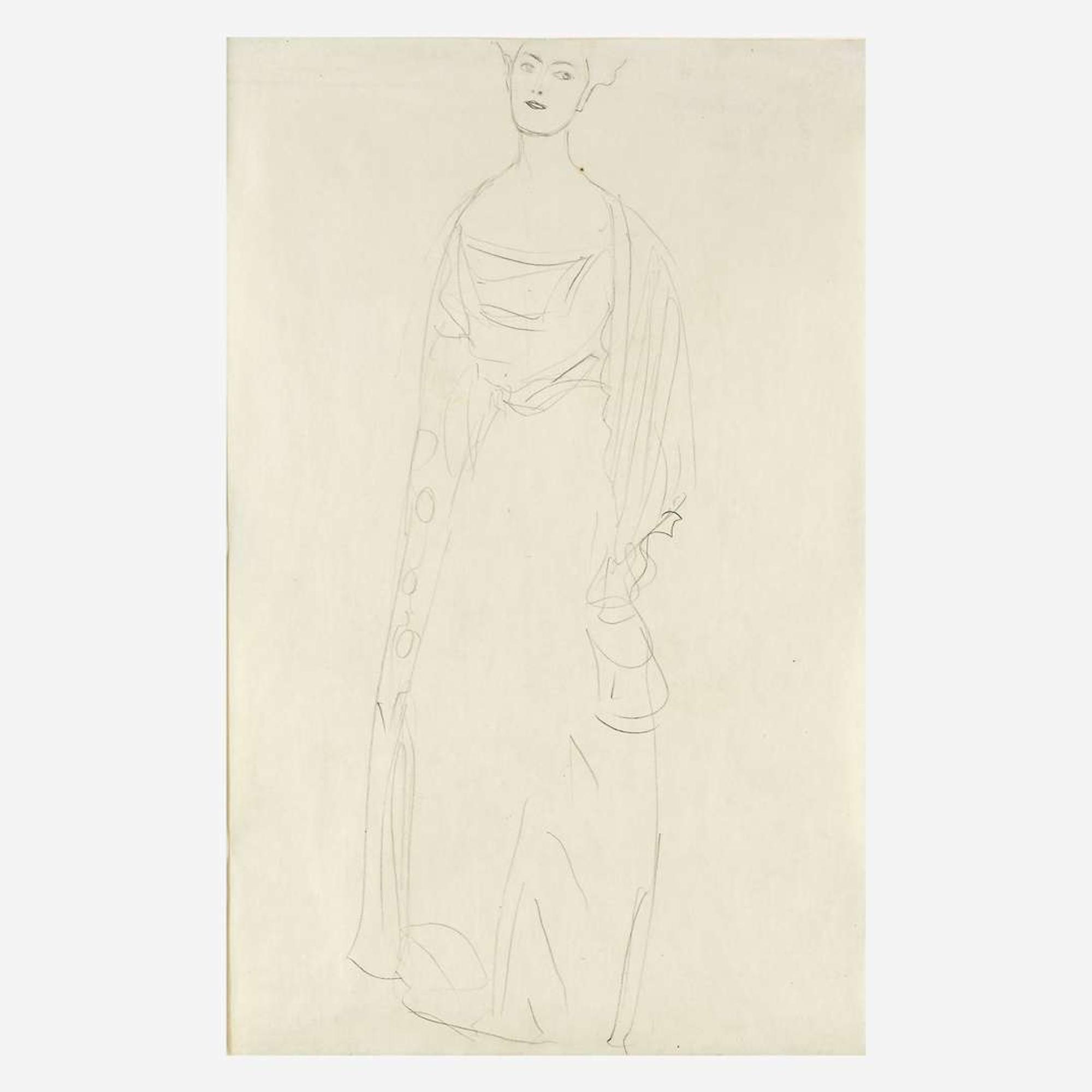 Gustav Klimt (Austrian, 1862–1918) Dame Wittgenstein (Study for Bildnis Margaret Stonborough-Wittgenstein)