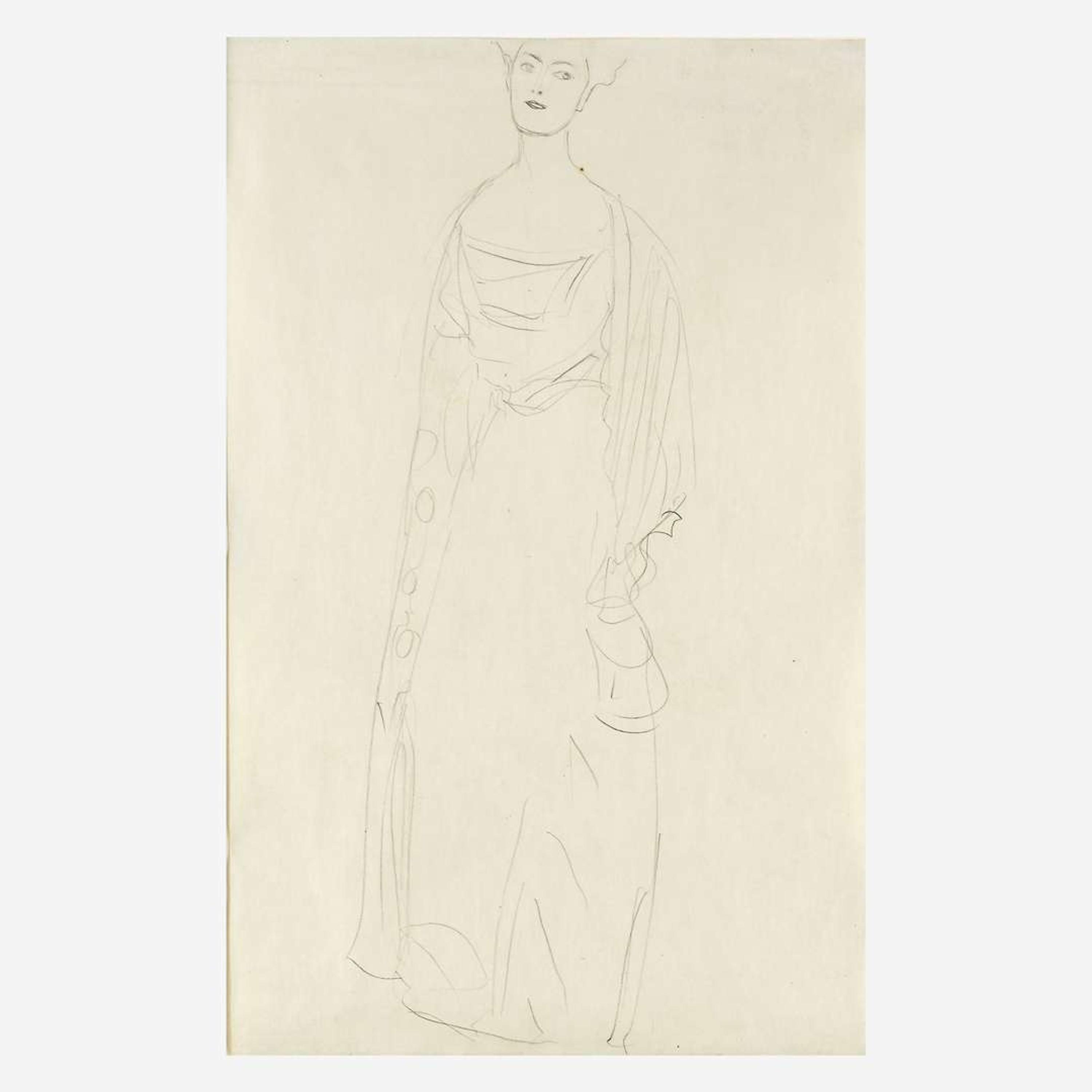 Gustav Klimt (Austrian, 1862–1918) Dame Wittgenstein (Study for Bildnis Margaret Stonborough-Wittgenstein)
