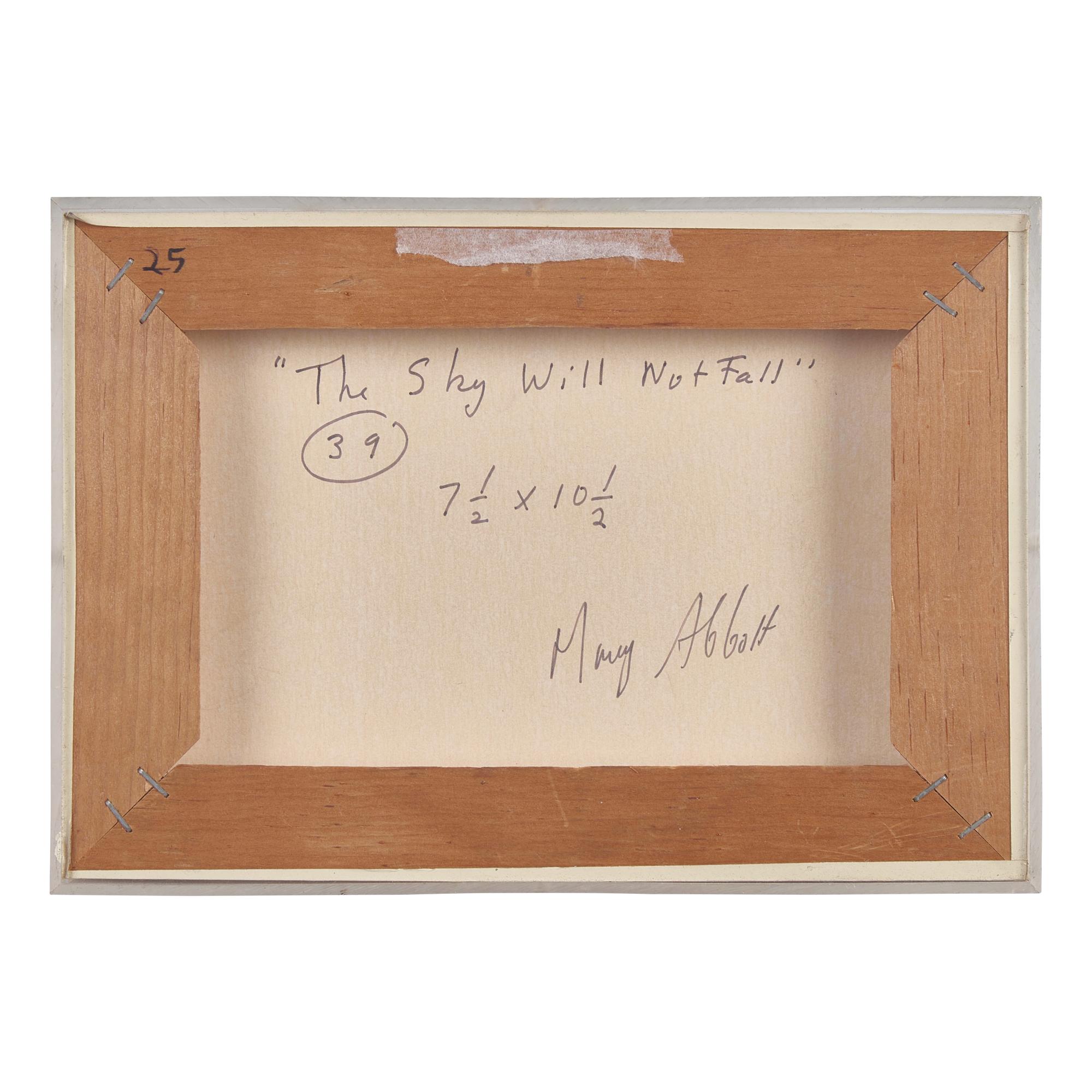 Mary Abbott (American, 1921-2019) — The Sky Will Not Fall