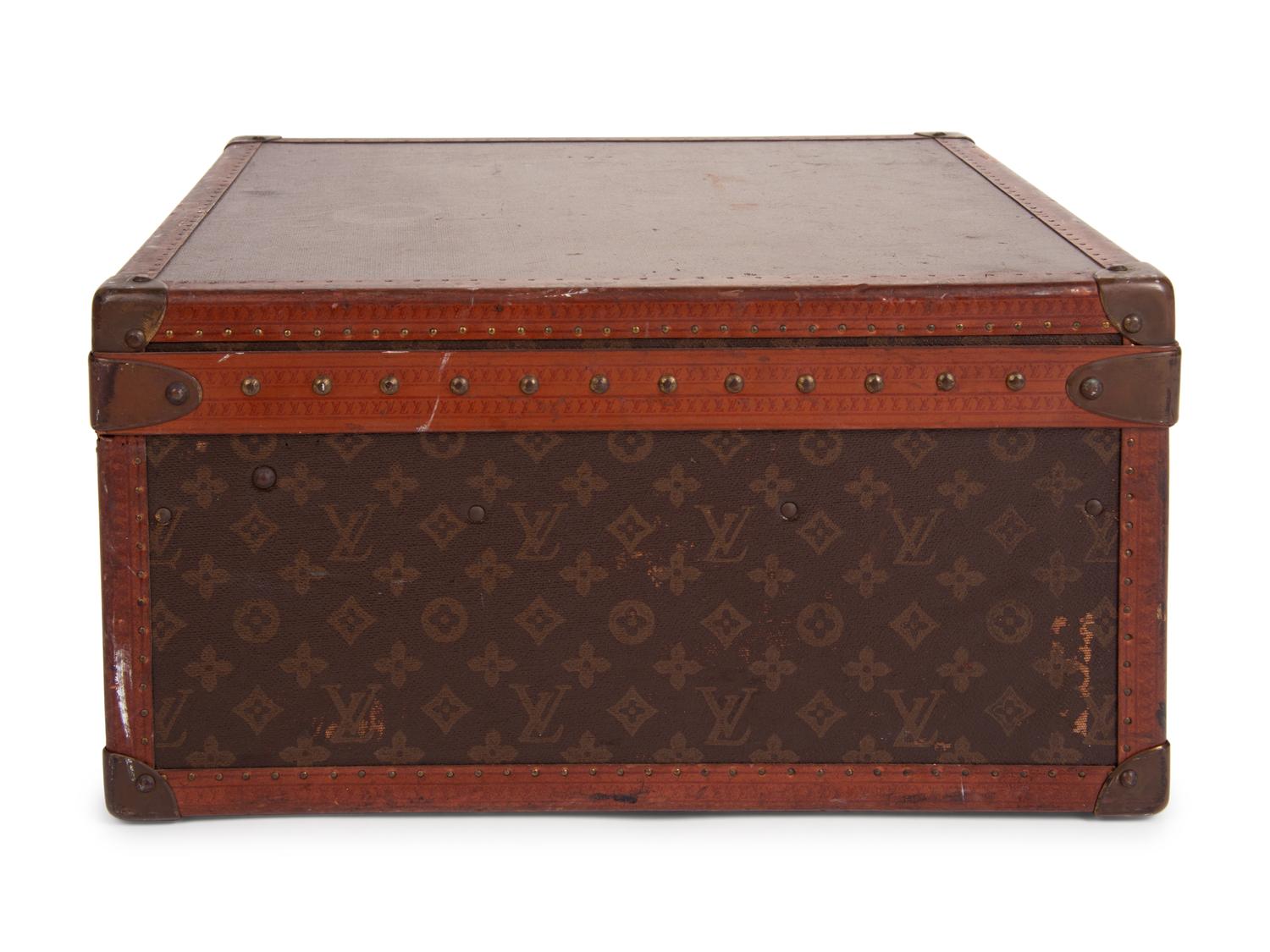 Two Louis Vuitton Early 20th Century Travel Trunks