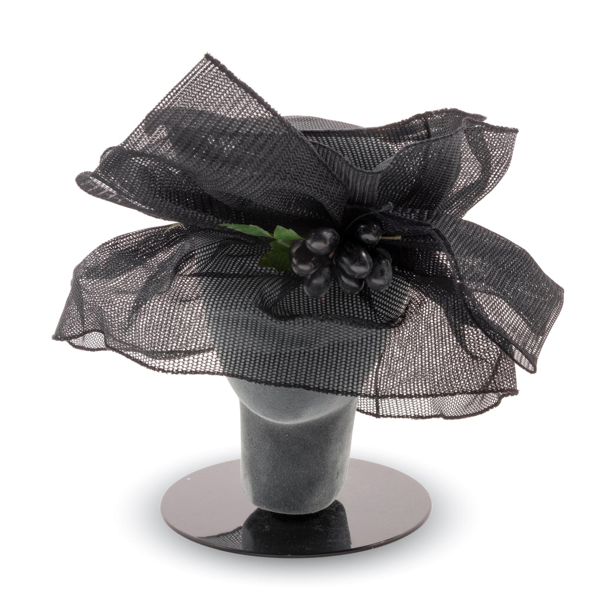 Two Pierre Cardin Hats, One Amy Downs Hat, and One Emanuel Ungaro Headband, 1960-90s