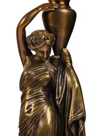 A French Neoclassical Gilt Bronze and Rouge Marble Clock Garniture