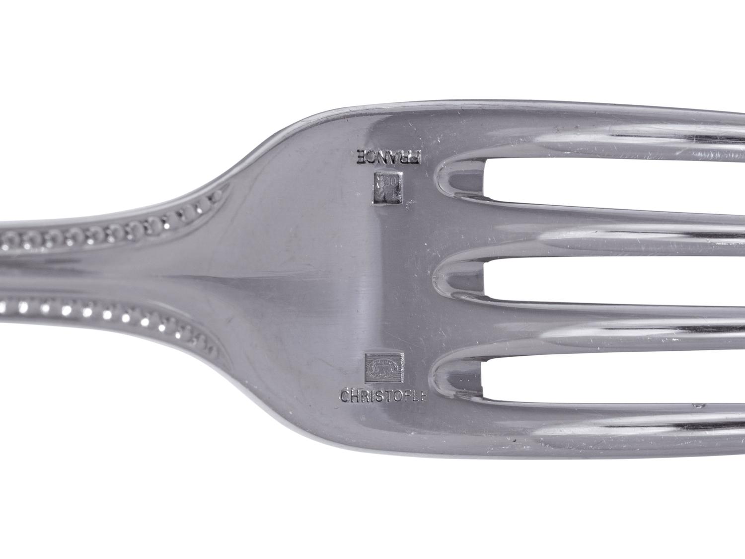 A Christofle Silver-Plate Flatware Service