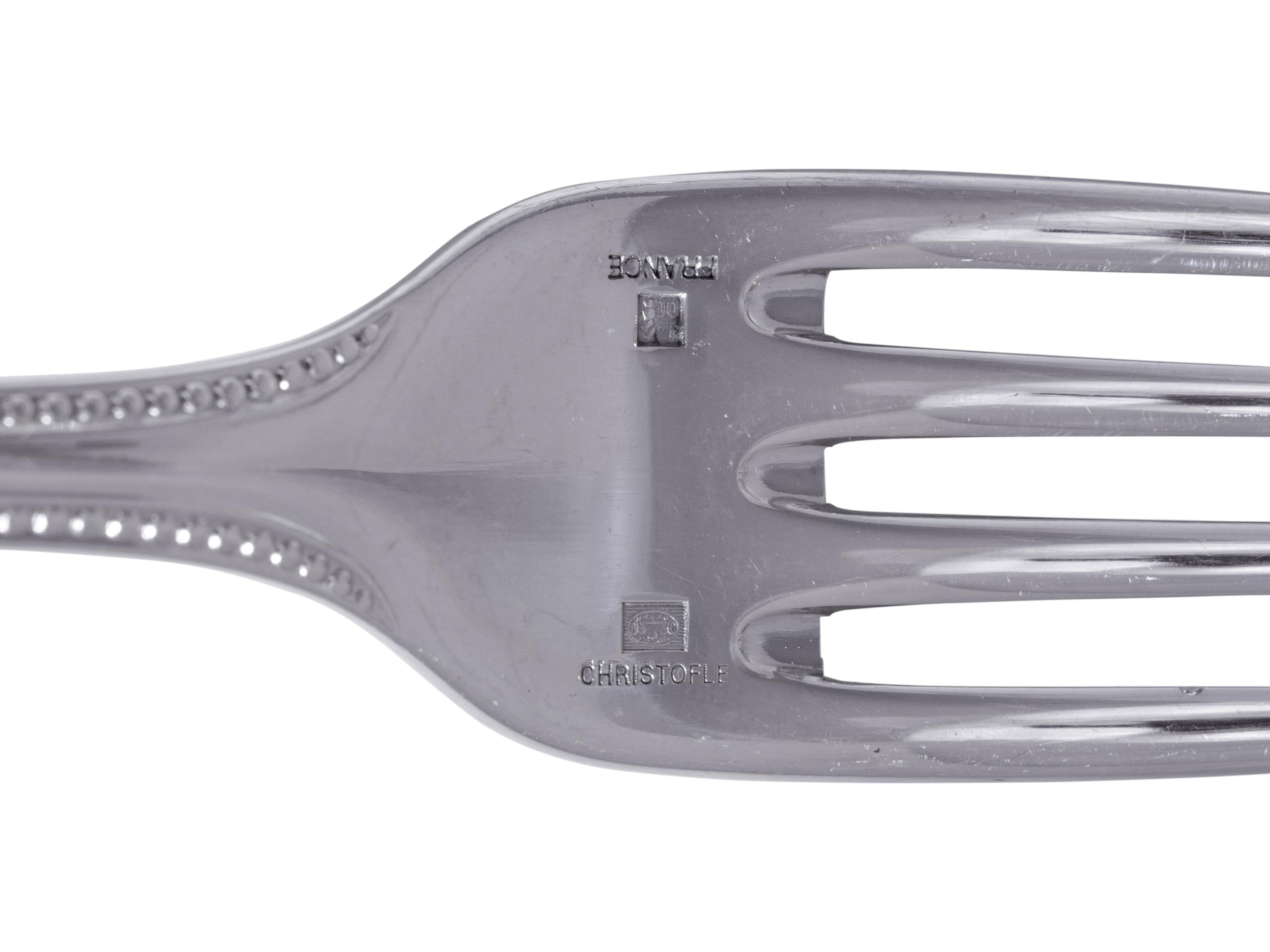A Christofle Silver-Plate Flatware Service