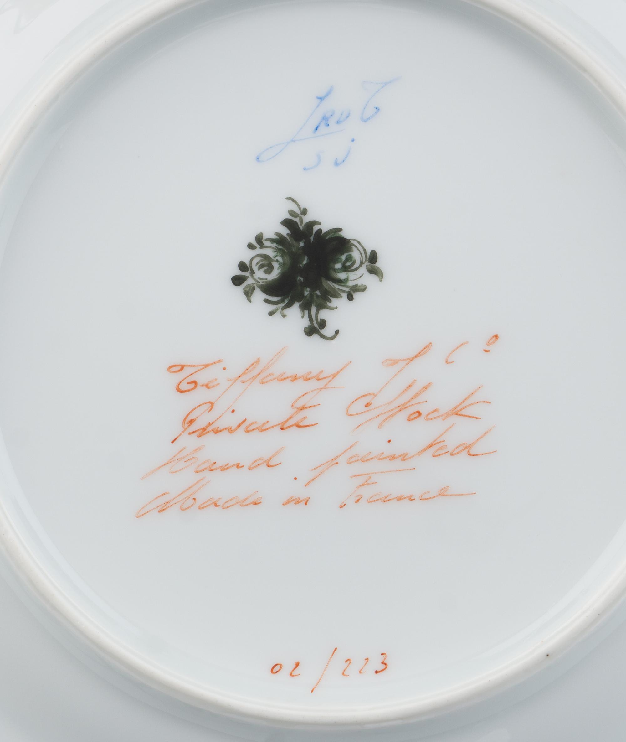 A Le Tallec Cirque Chinois Porcelain Dinner Service