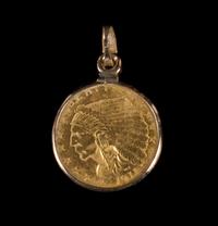 A United States 1911 Indian Head $2.50 Gold Coin
