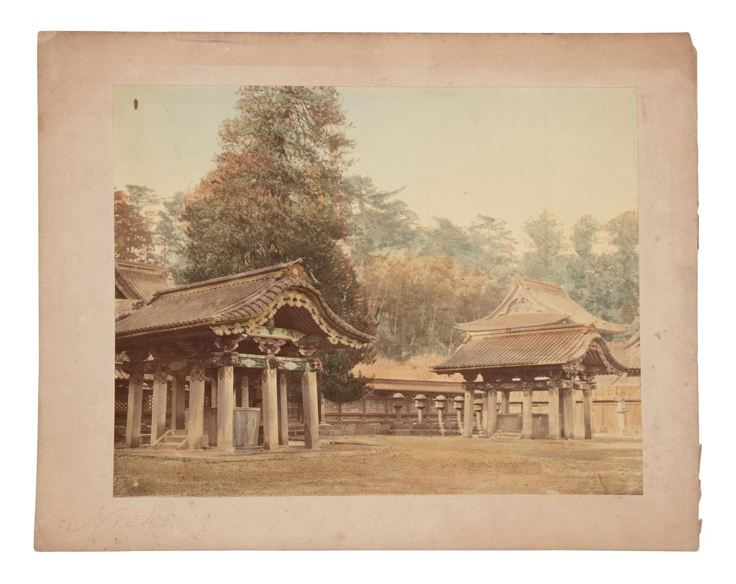 Six Japanese Hand Tinted Photographs