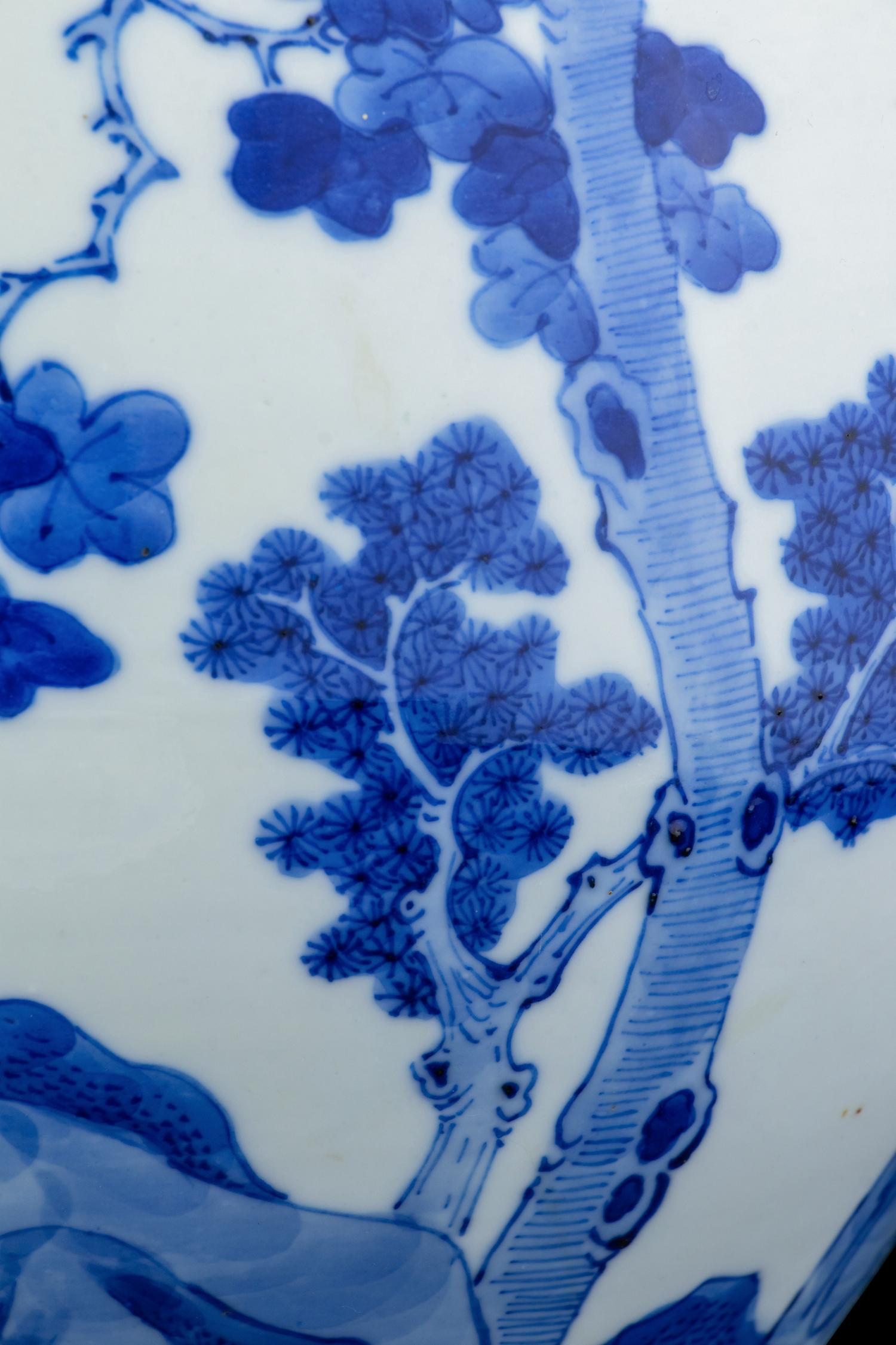 A Blue and White Porcelain General Jar and Cover