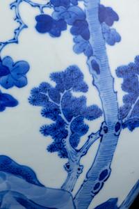 A Blue and White Porcelain General Jar and Cover