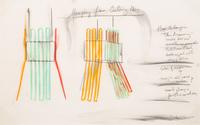 Stephen Antonakos, (American/Greek, 1926-2013), Untitled (Study for Hanging from Ceiling Neon), 1967