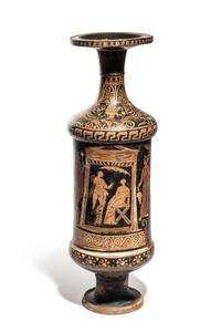 An Apulian Red-Figured Barrel Amphora