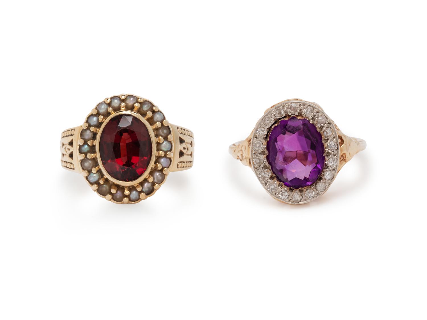 COLLECTION OF MULTIGEM RINGS