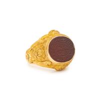 YELLOW GOLD AND CARNELIAN INTAGLIO RING