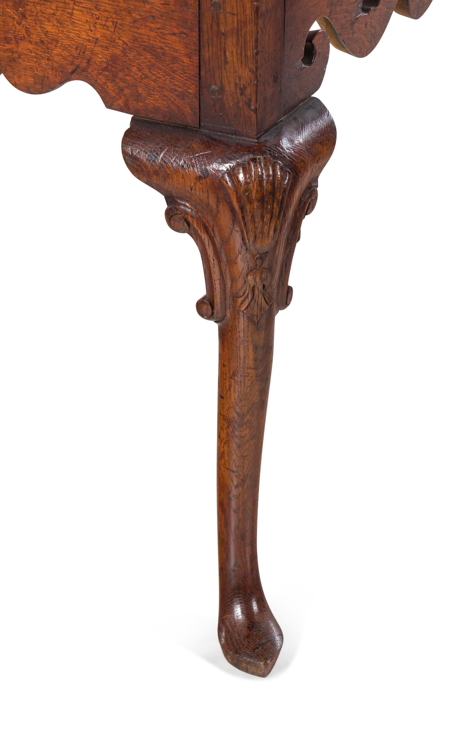 A Queen Anne Oak Dressing Table