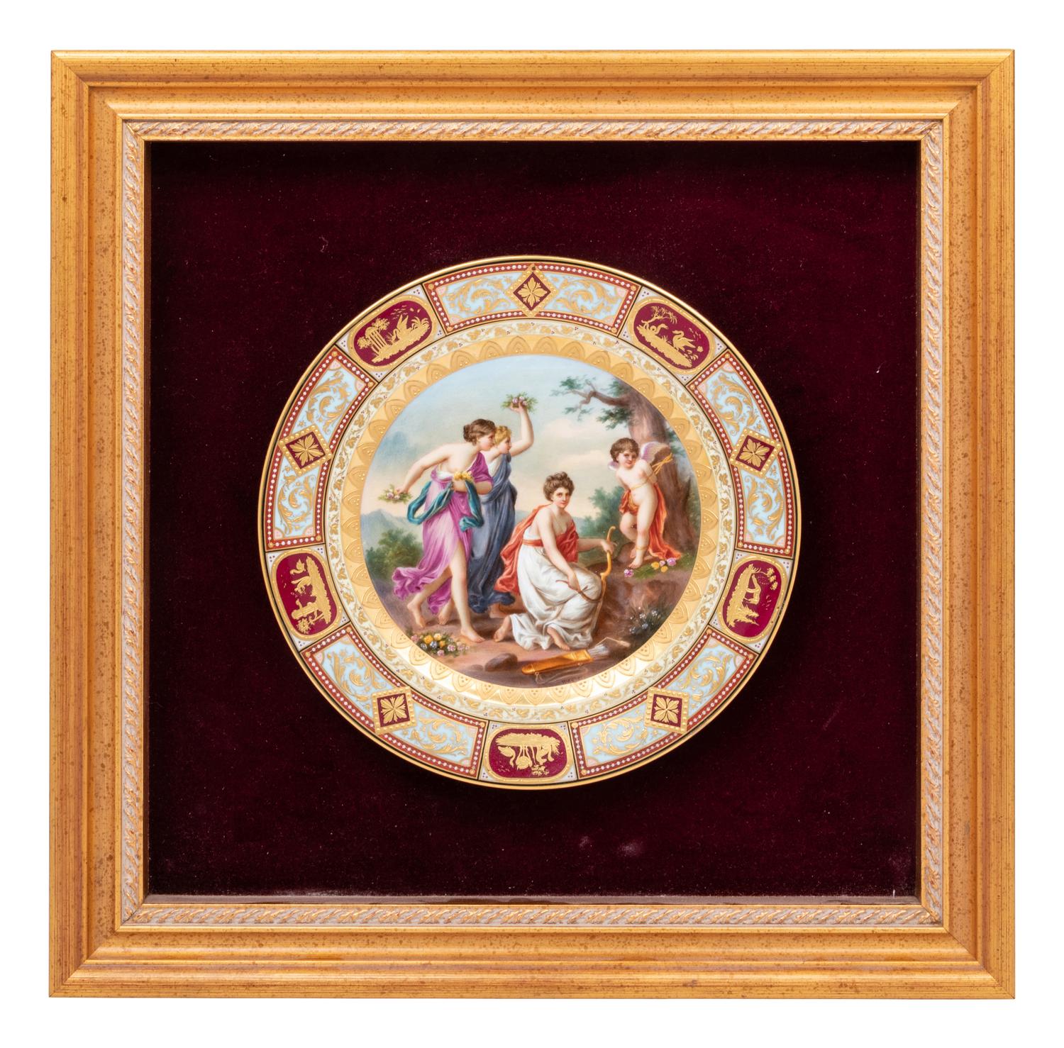 A Vienna Porcelain Cabinet Plate