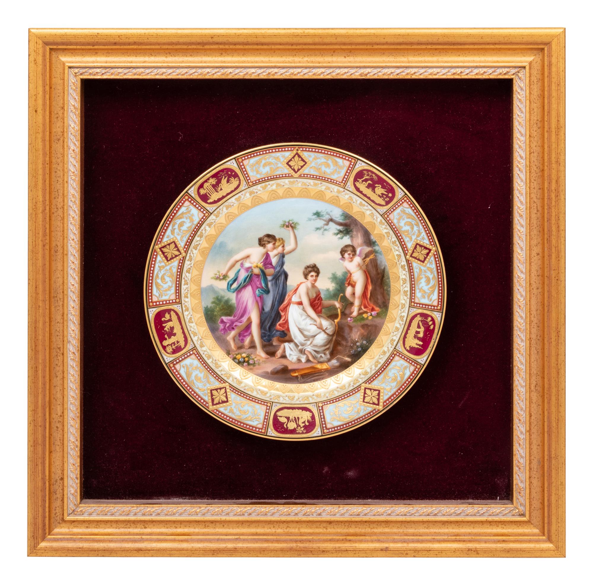 A Vienna Porcelain Cabinet Plate