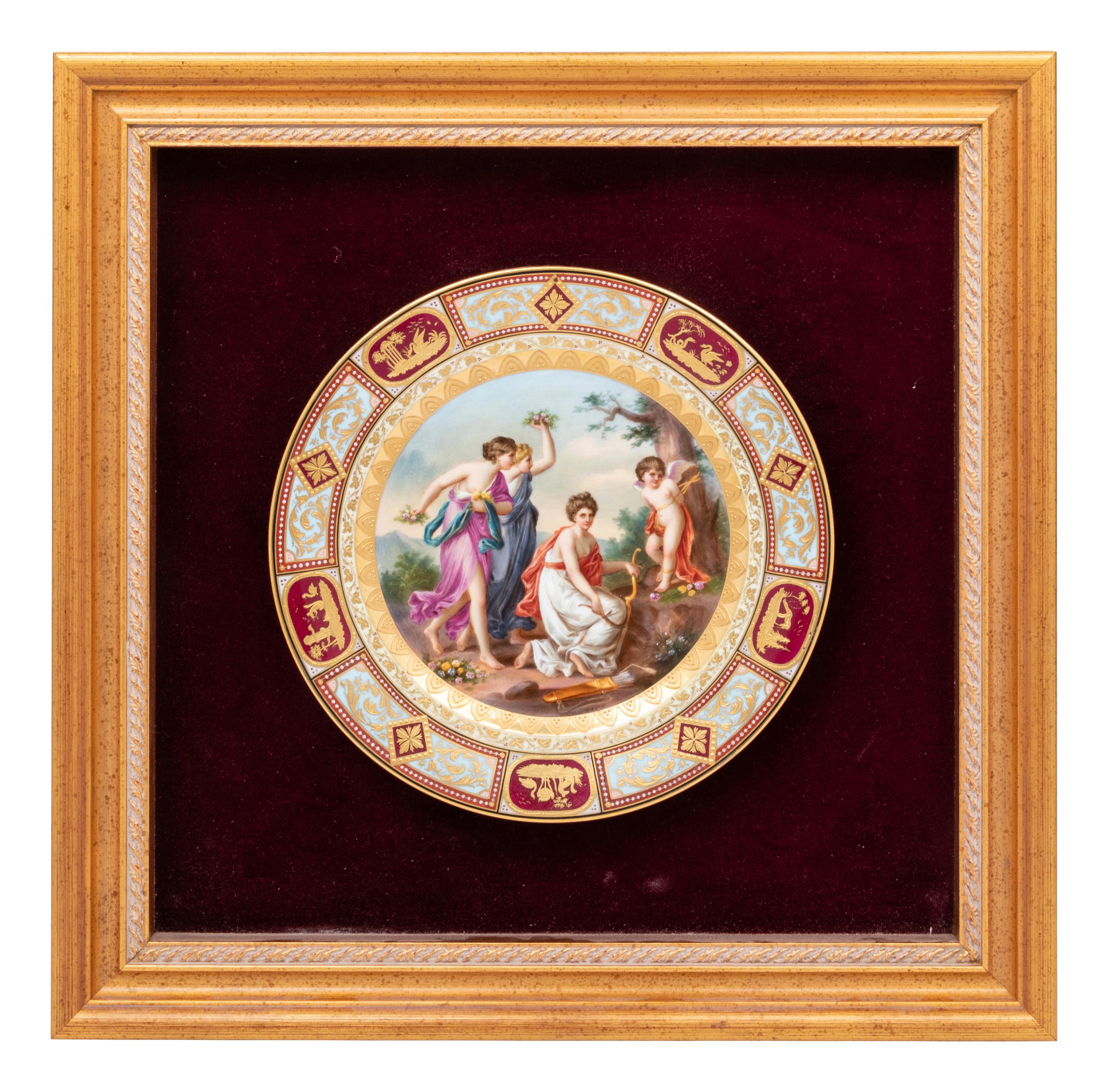 A Vienna Porcelain Cabinet Plate