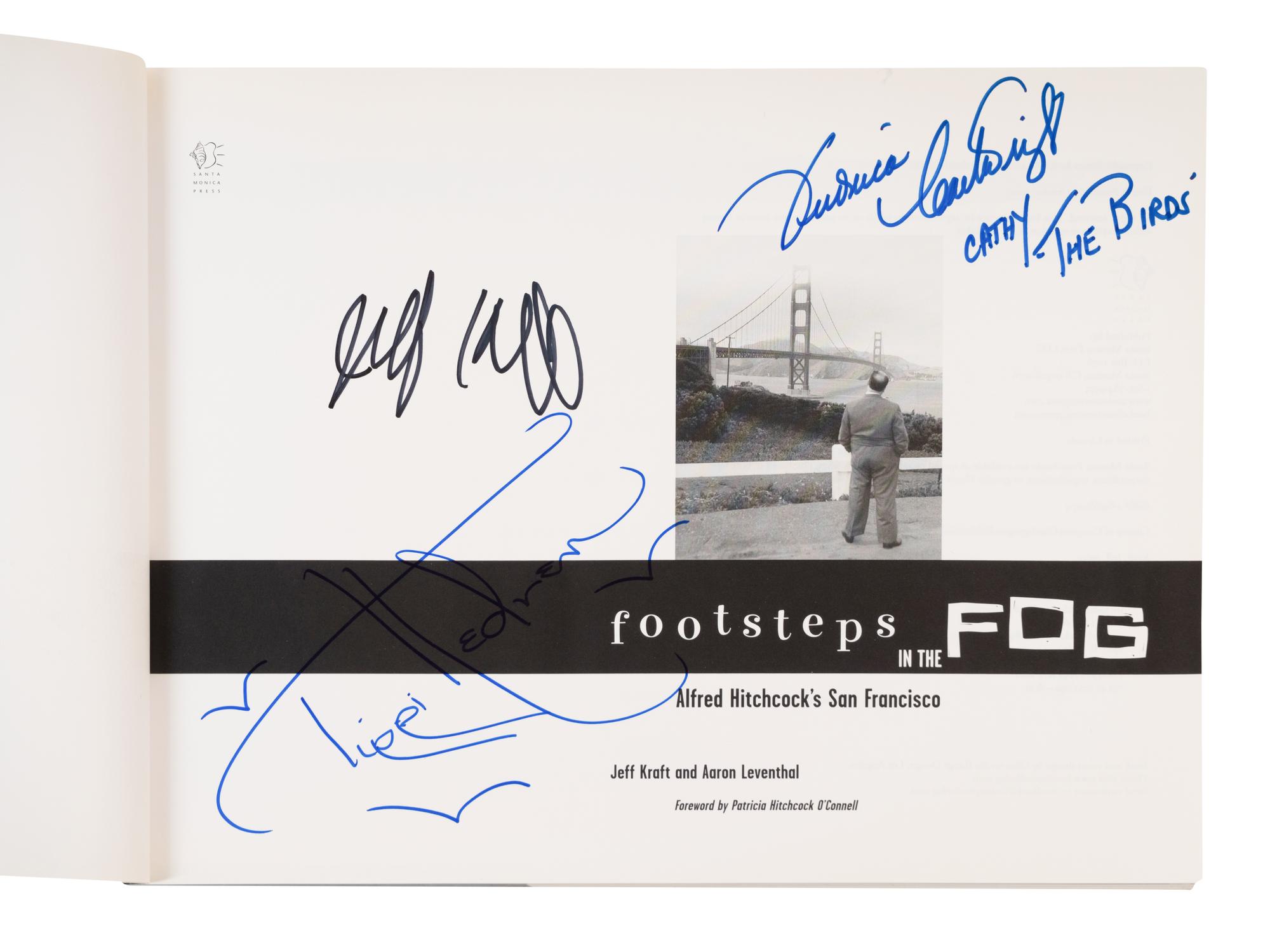 (Film Memorabilia) KRAFT, Jeff and Aaron Leventhal. Footsteps in the Fog: Alfred Hitchcock’s San Francisco . Santa Monica, CA: Santa Monica Press, 2002.