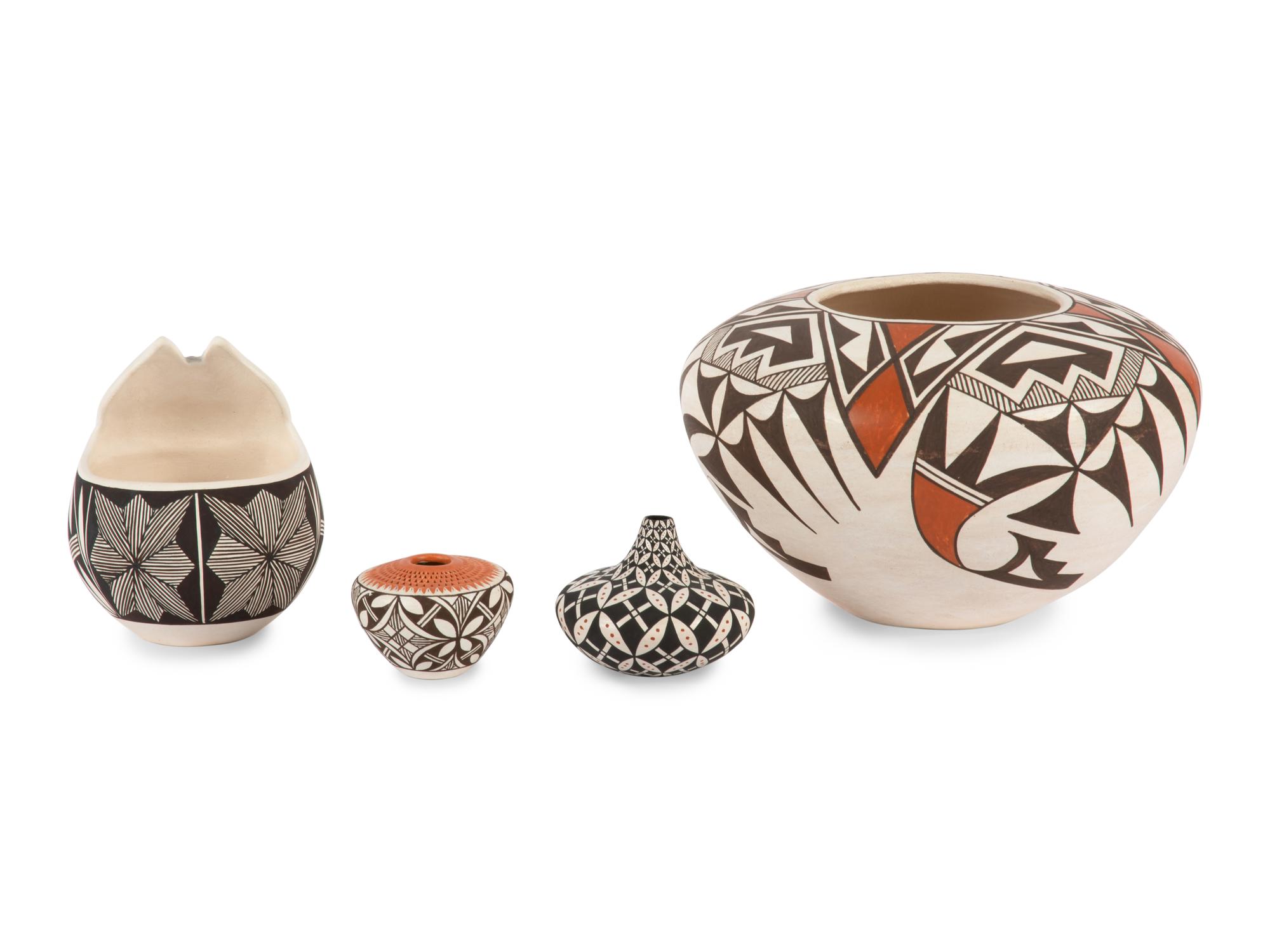 Collection of Acoma Pottery