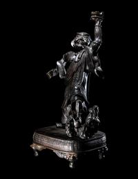 A Japanese Bronze Figure of Daruma