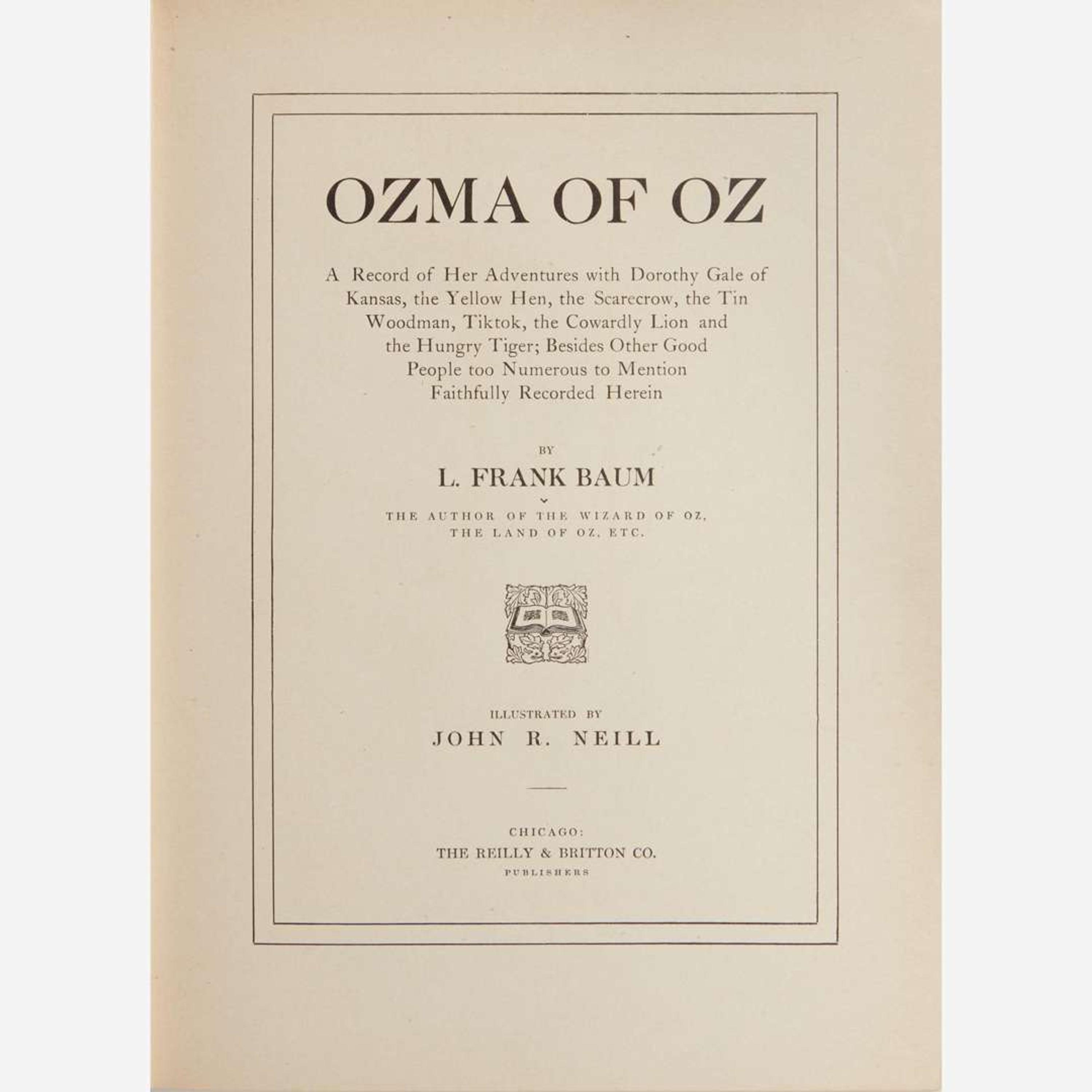 [Children's & Illustrated] Baum, L. Frank Ozma of Oz