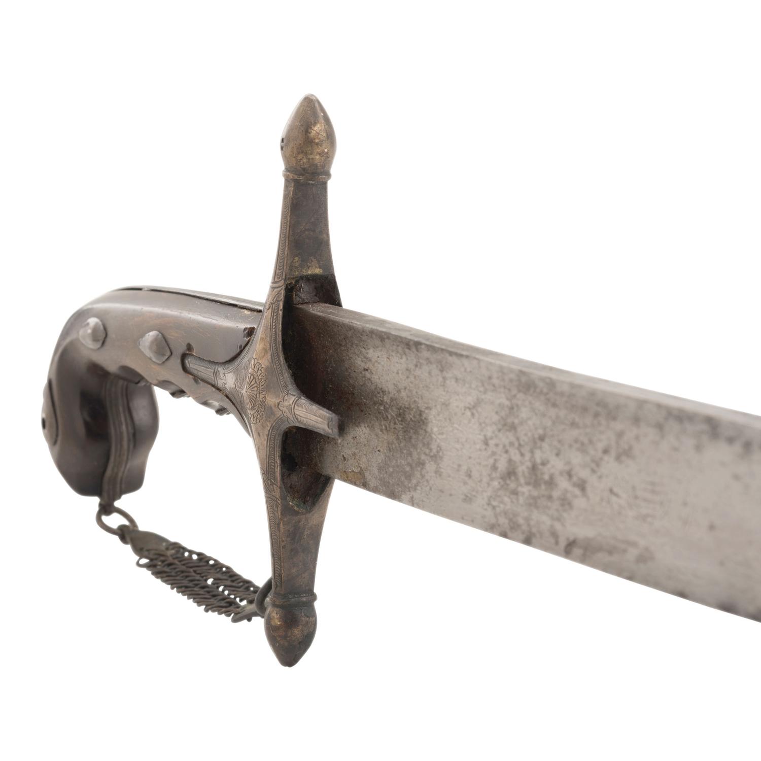 Ottoman Kilij Sword with Wood Lined Scabbard