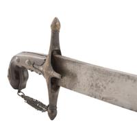 Ottoman Kilij Sword with Wood Lined Scabbard