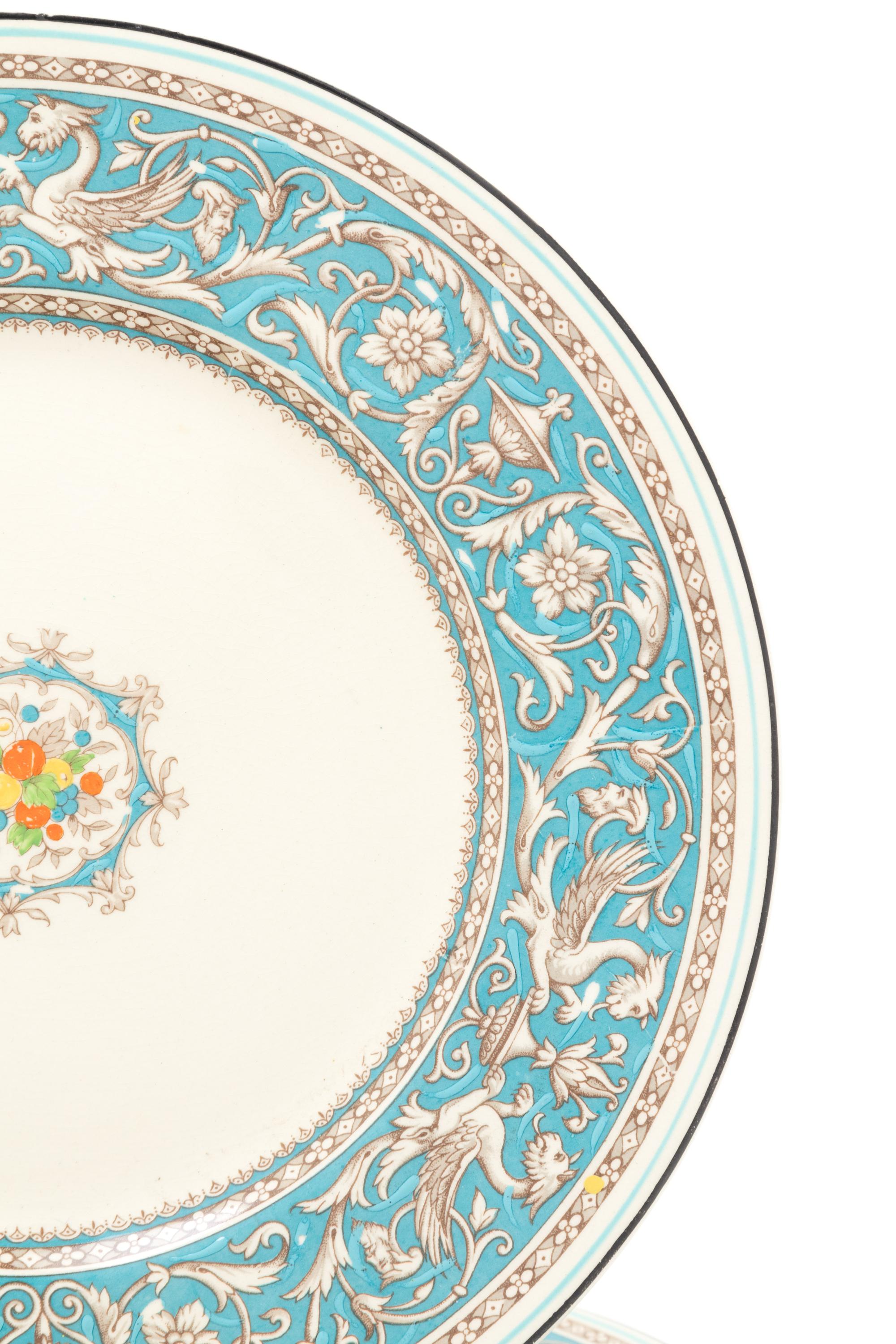 A Wedgwood Florentine Porcelain Dinner Service