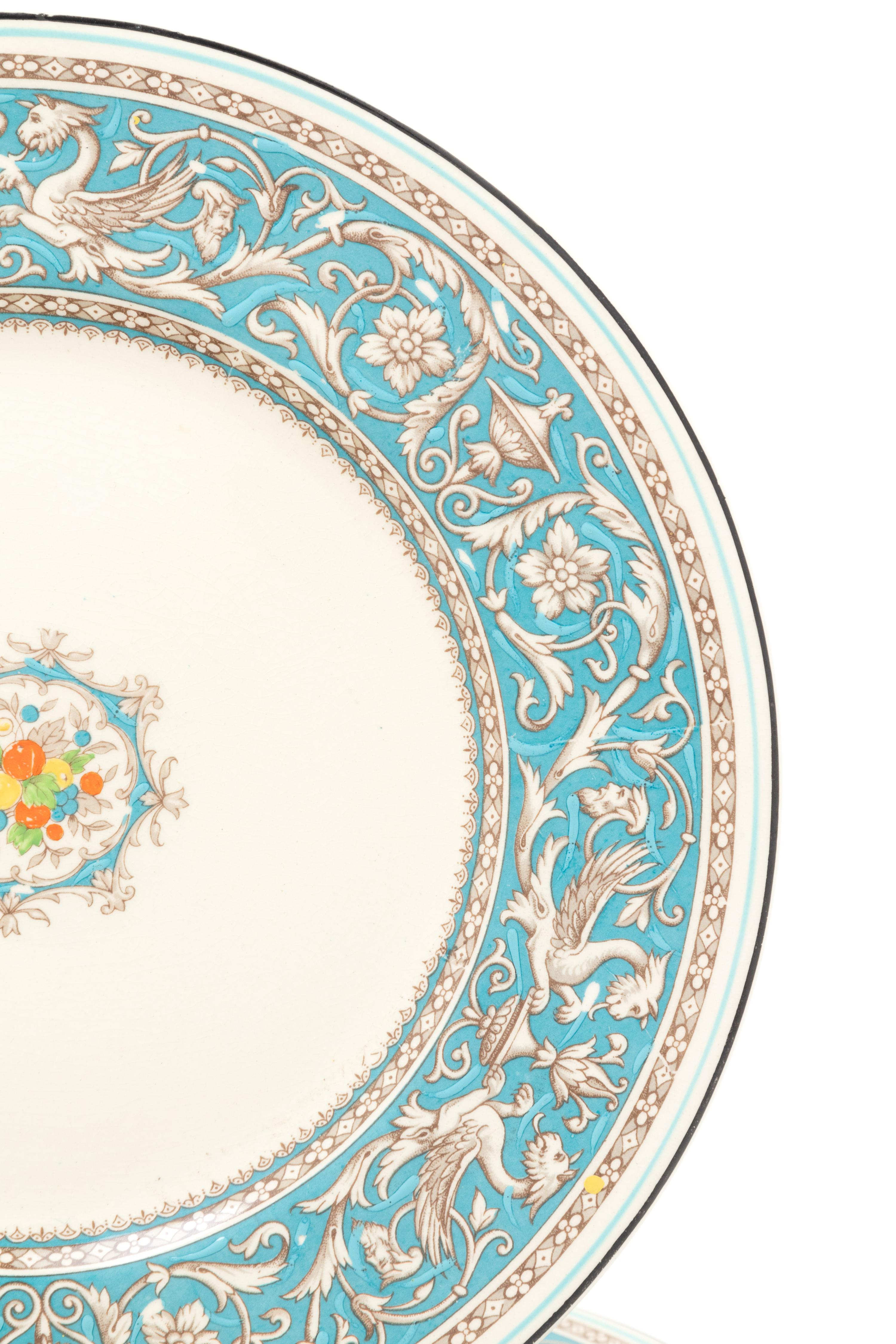 A Wedgwood Florentine Porcelain Dinner Service