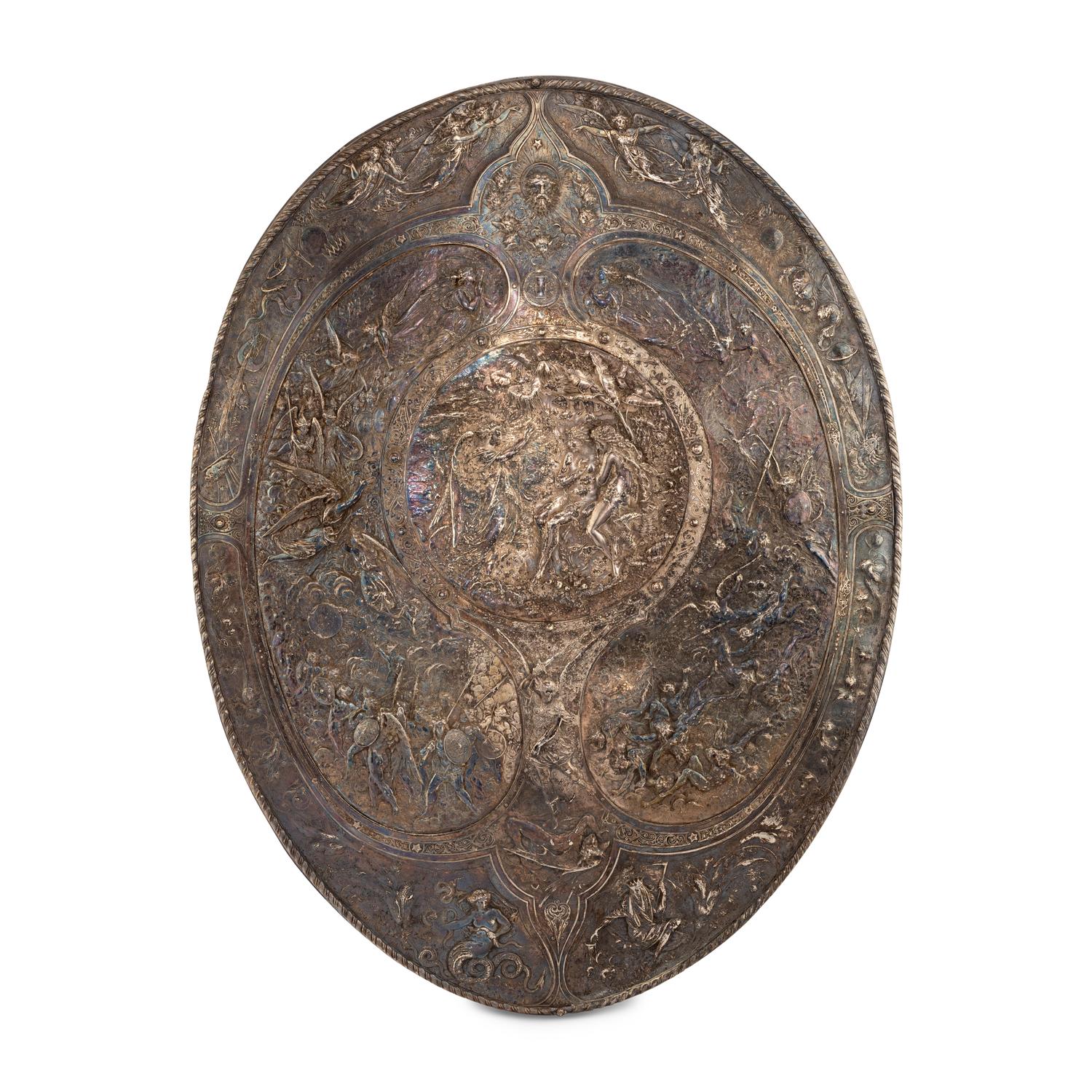 An Elkington and Co. Electroplate Model of The Milton Shield