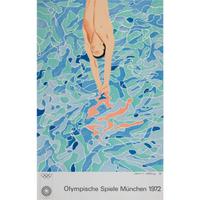 A David Hockney Poster for Olympische Spiele Munchen, 1972