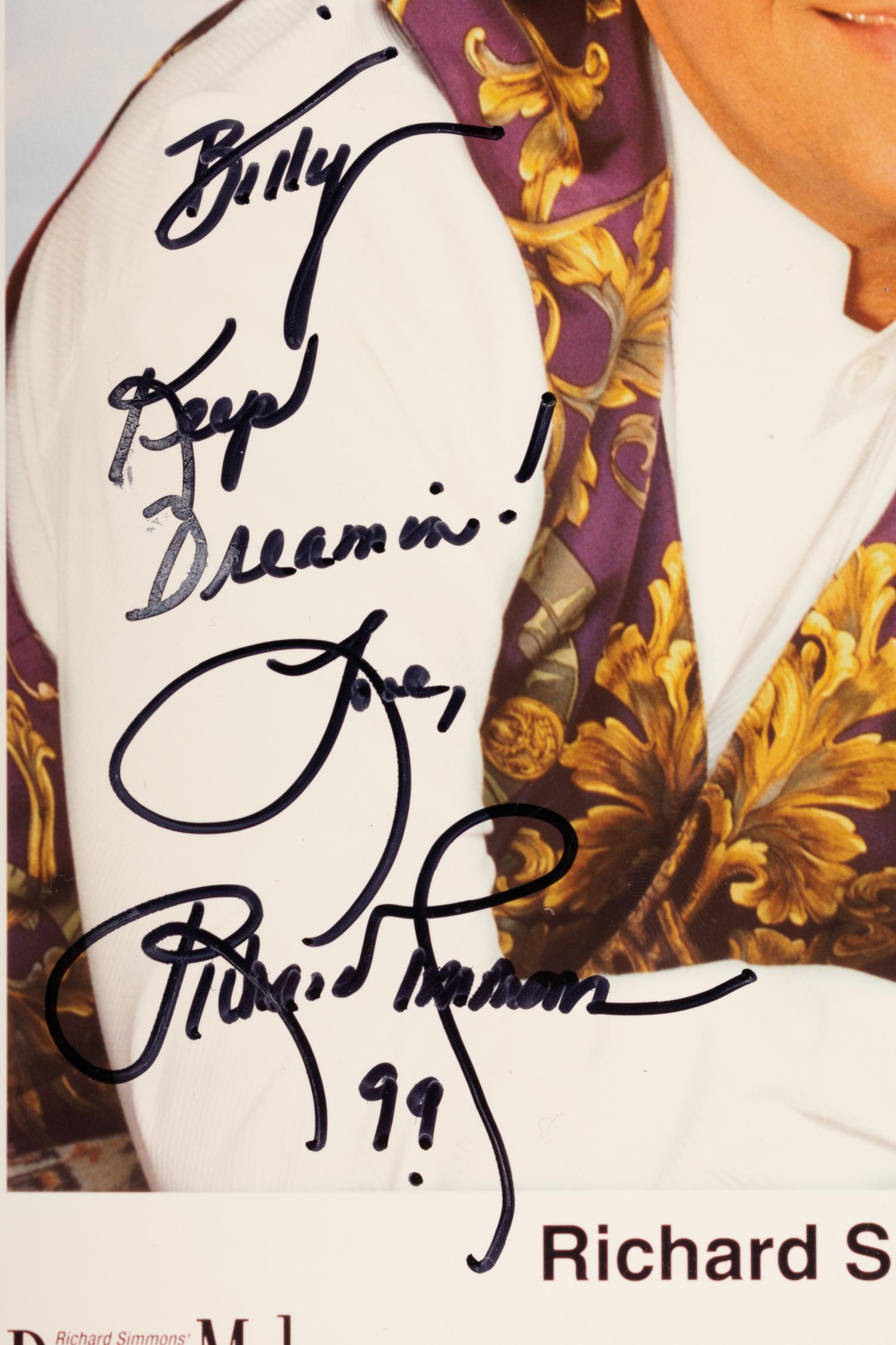 (Celebrity) A group of 20 autographed photographs of celebrities; comprising: