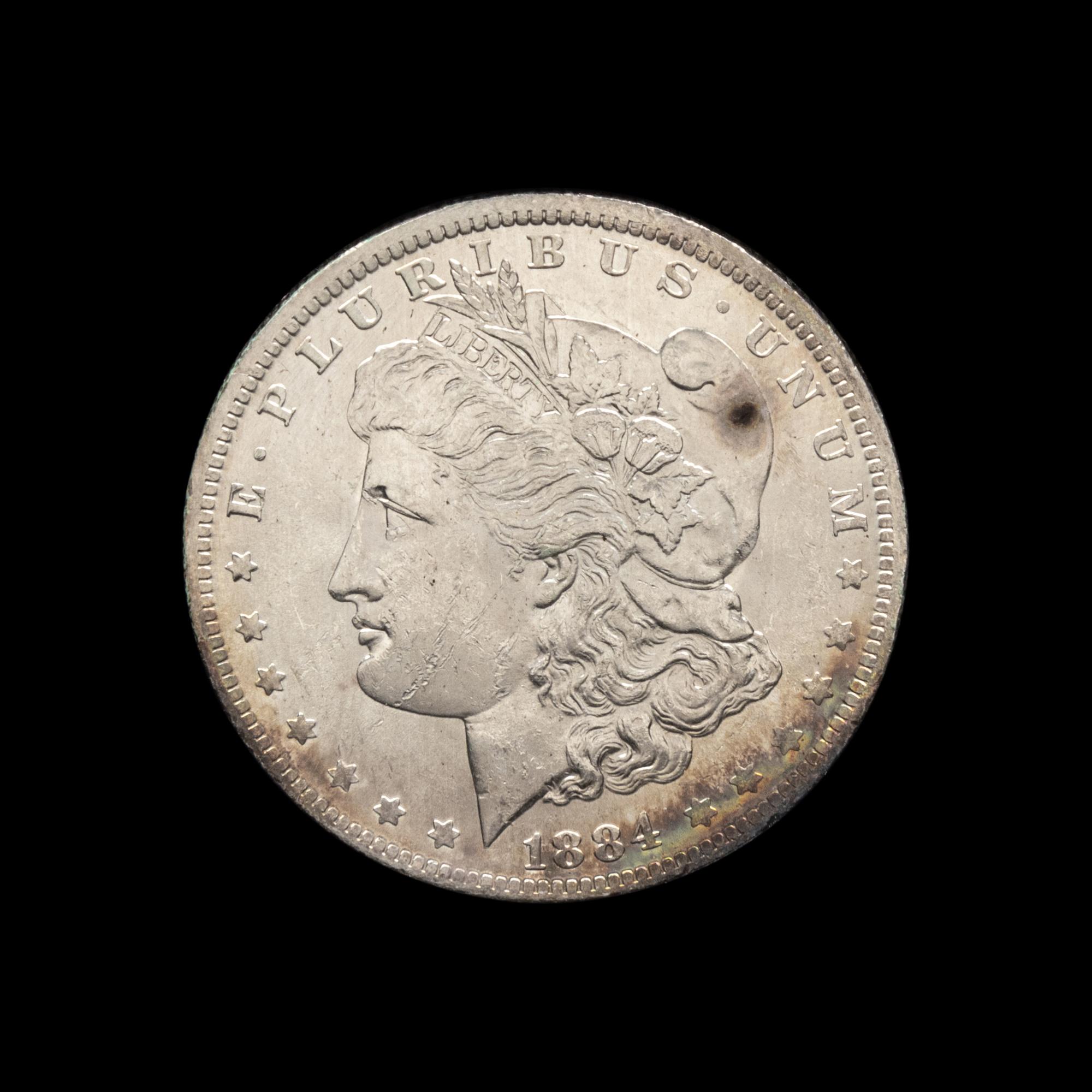 An 1884-O Morgan $1 Coin