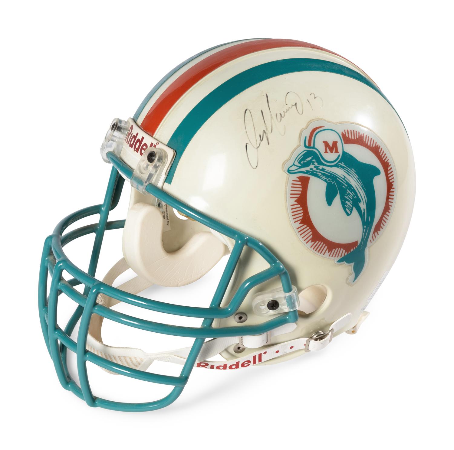 A Dan Marino Signed Autograph Full Size Miami Dolphins Helmet (Beckett Authentication Services Certified),