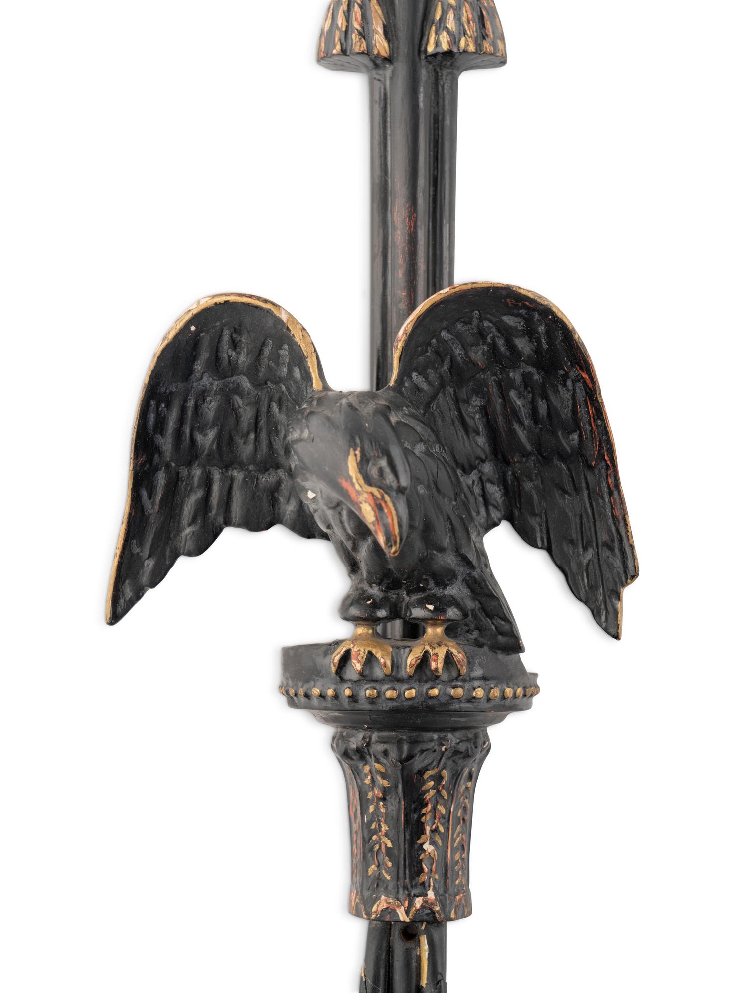 A Pair of Federal Style Composition Wall Sconces