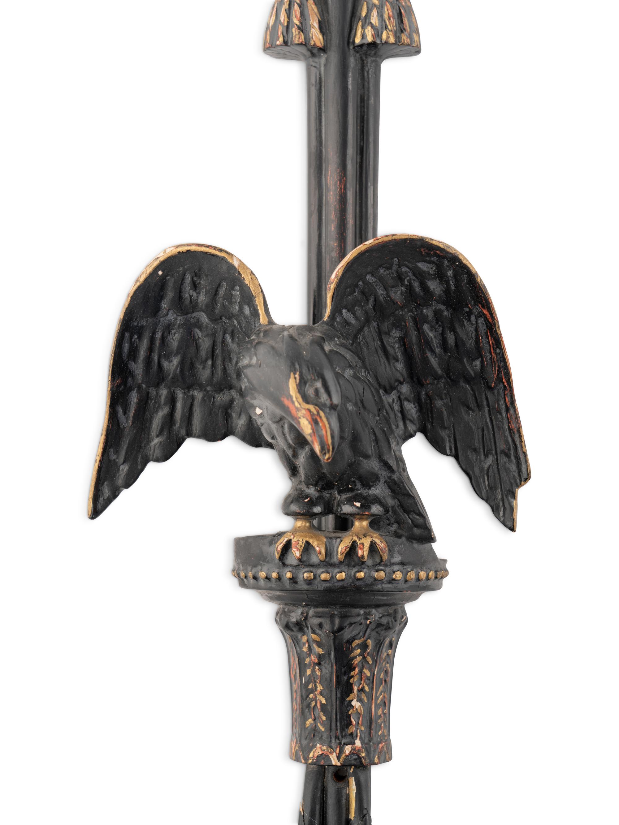 A Pair of Federal Style Composition Wall Sconces